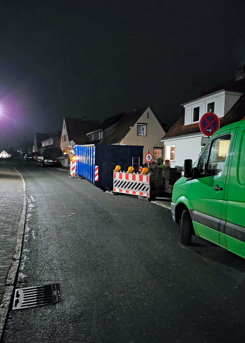 Formata Absicherung Containergestellung