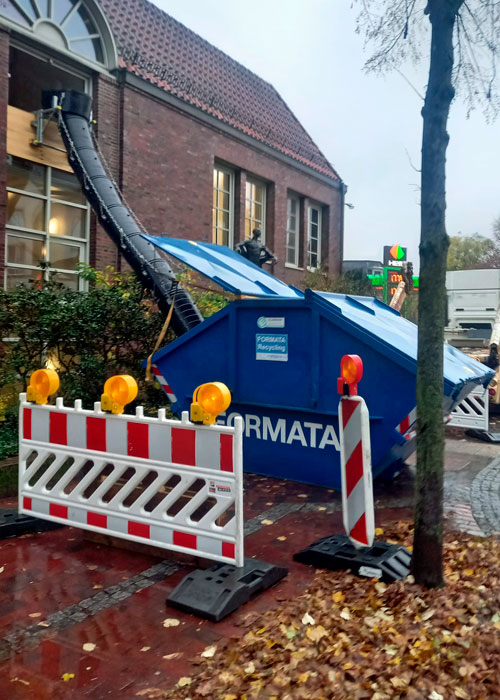 Formata Absicherung und Schuttrutsche